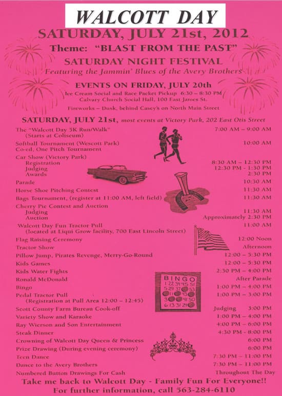 Walcott Day 2012