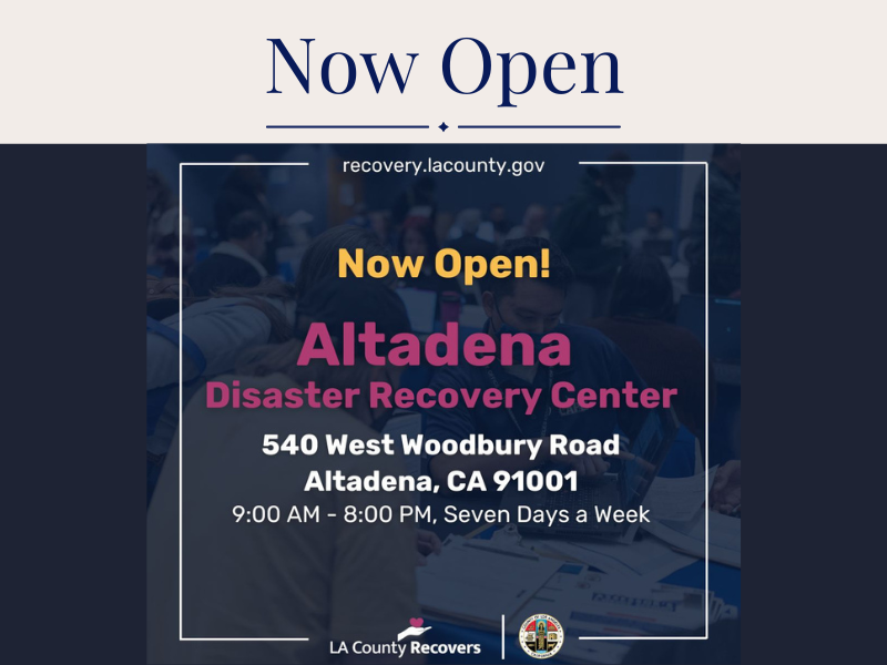 Altadena Disaster Recovery Center