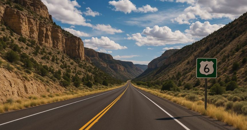 Journey Through Utah on Historic US Route 6 in Utah: Delta to Price