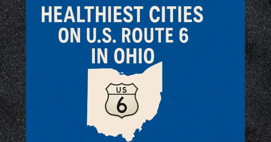 The Healthiest Cities Along U.S. Route 6 in Ohio
