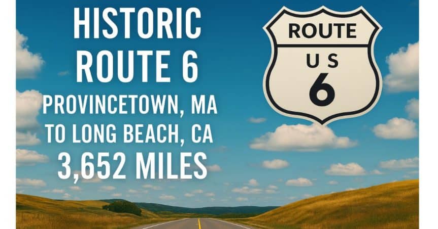Historic Route 6 – America’s Longest Transcontinental Highway